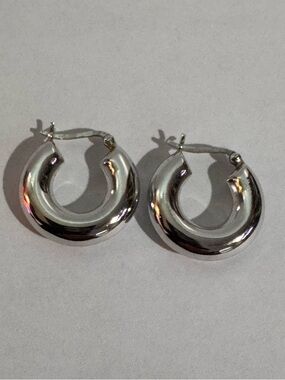 Classic Sterling Silver Hoop Earrings